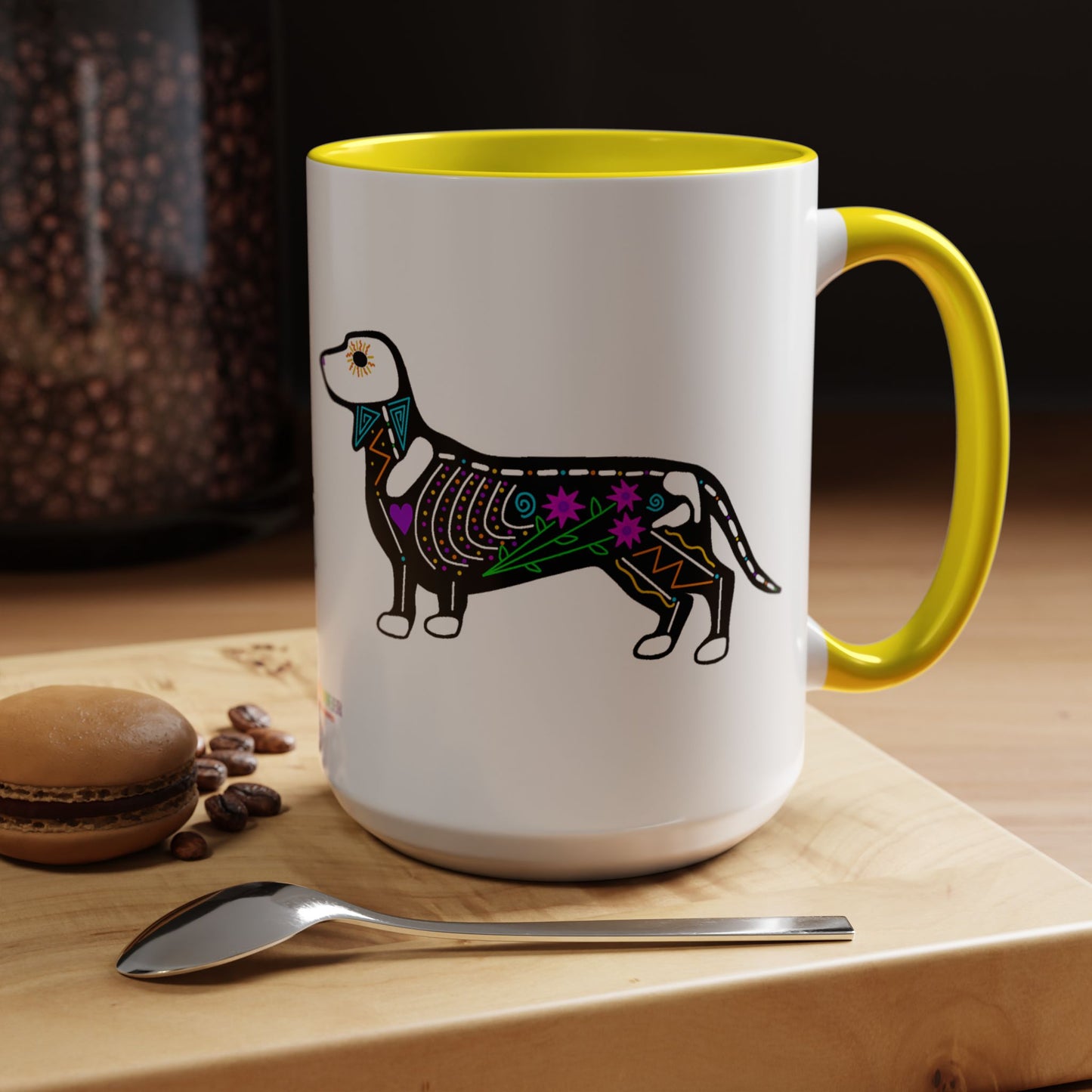 Dia de los Muertos Dachshaund Coffee Mug