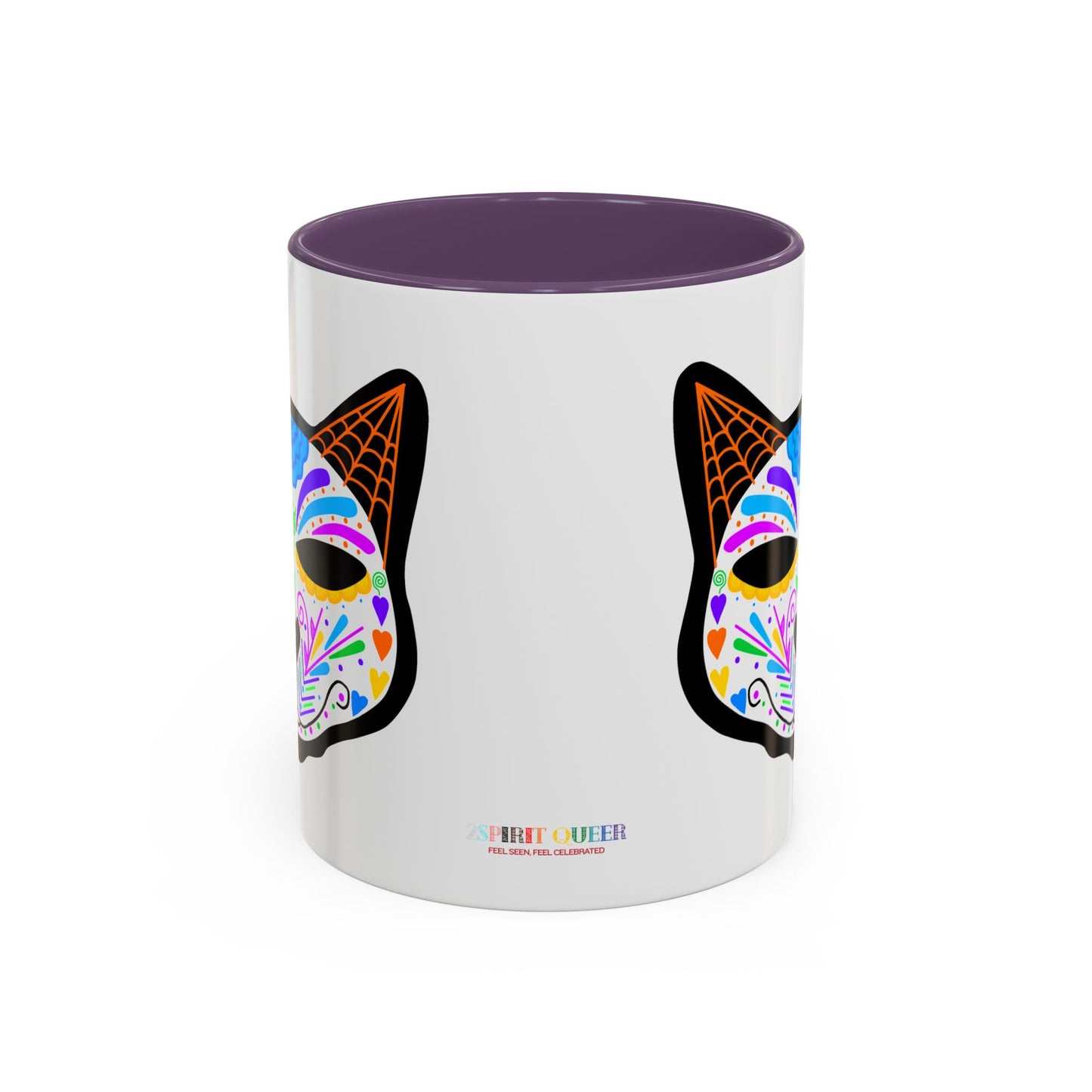 Dia de los Muertos Cat Coffee Mug