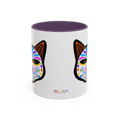 Dia de los Muertos Cat Coffee Mug