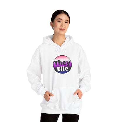 They / Elle Genderfluid Hooded Sweatshirt