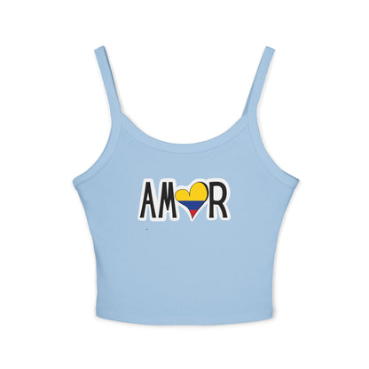 Amor Colombia Spaghetti Strap Tank Top