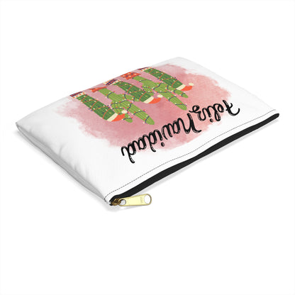 Feliz Navidad Cacti Accessory Pouch