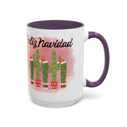 Feliz Navidad Cacti Coffee Mug
