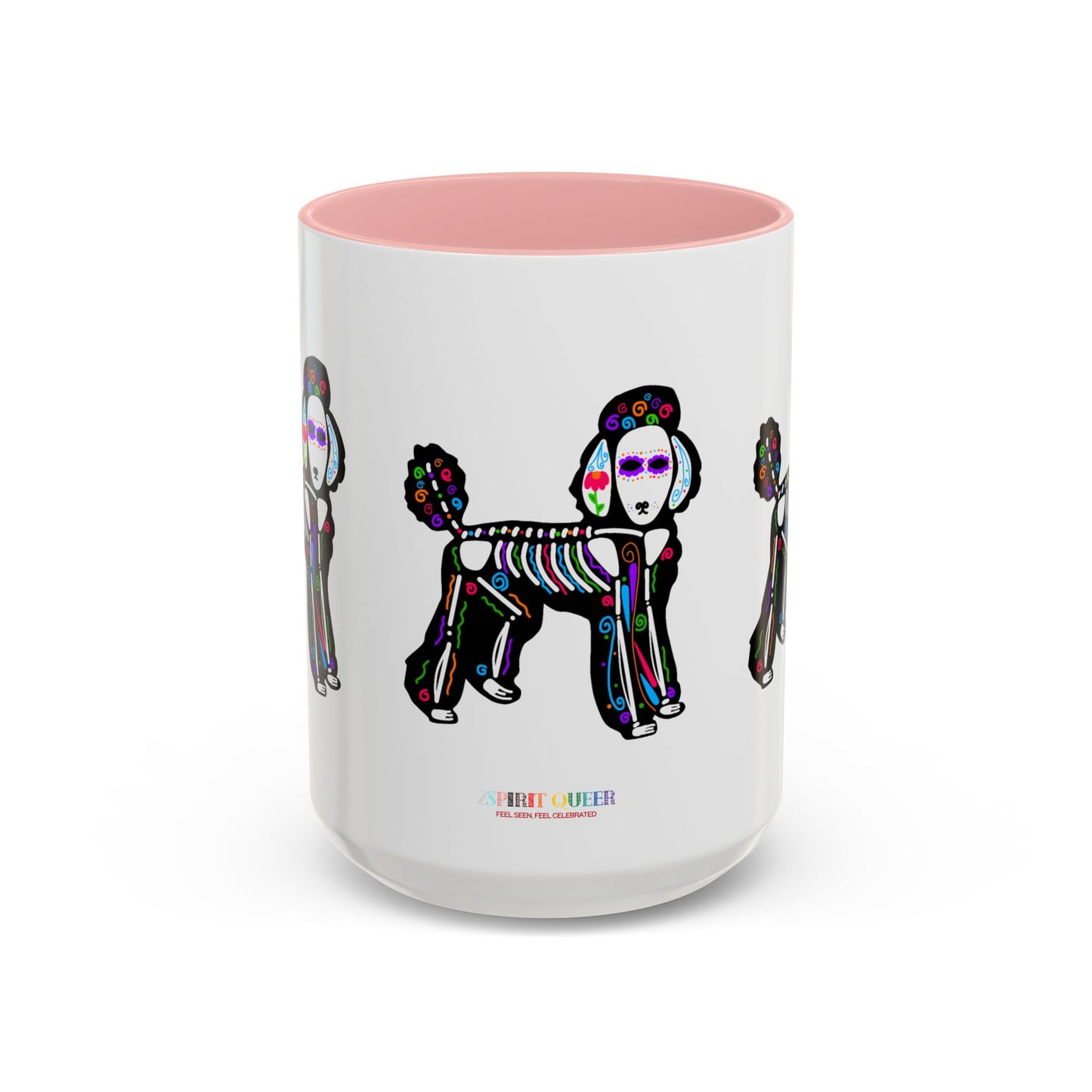 Dia de los Muertos Poodle Coffee Mug