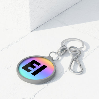 El Rainbow Keyring Tag