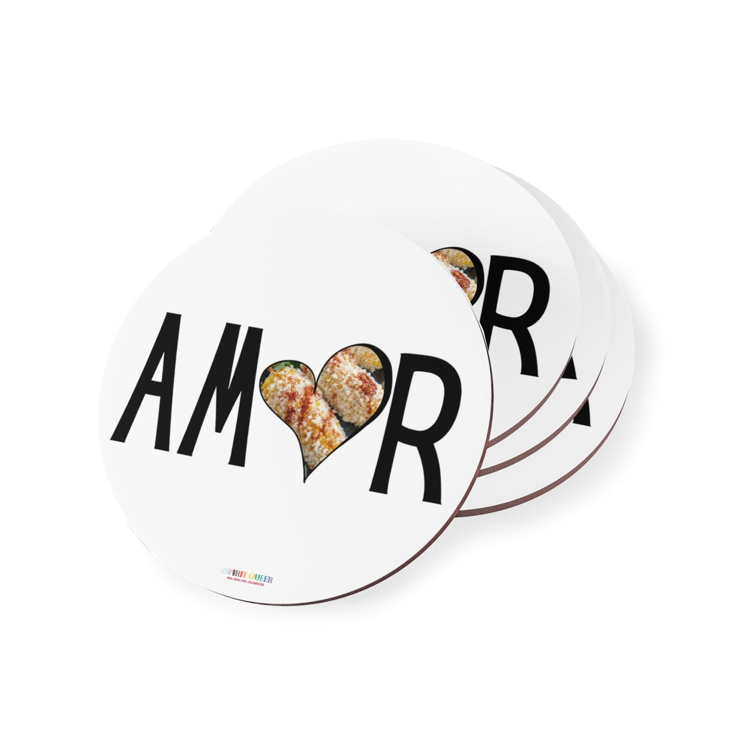 Amor Elote Coasters
