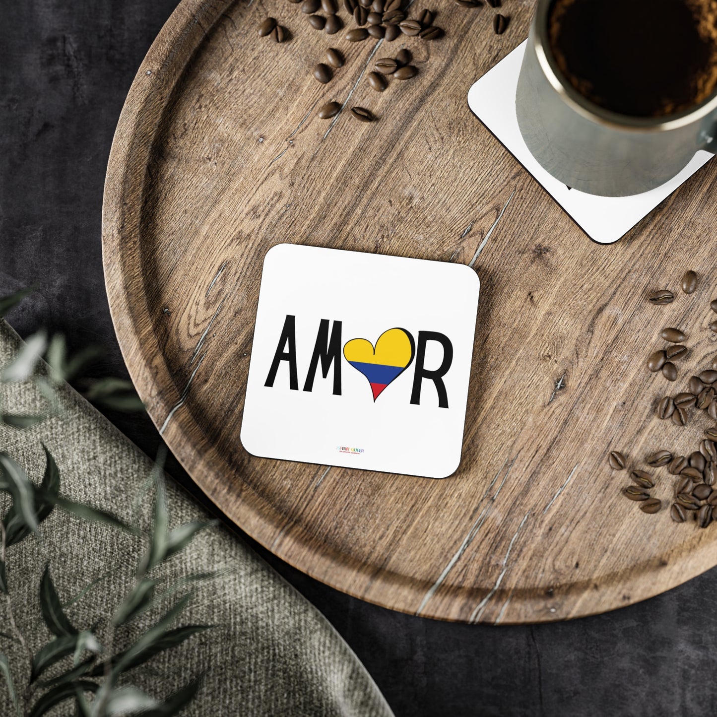 Amor Colombia Coasters