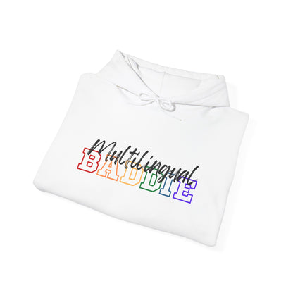Multilingual Baddie Hooded Sweatshirt