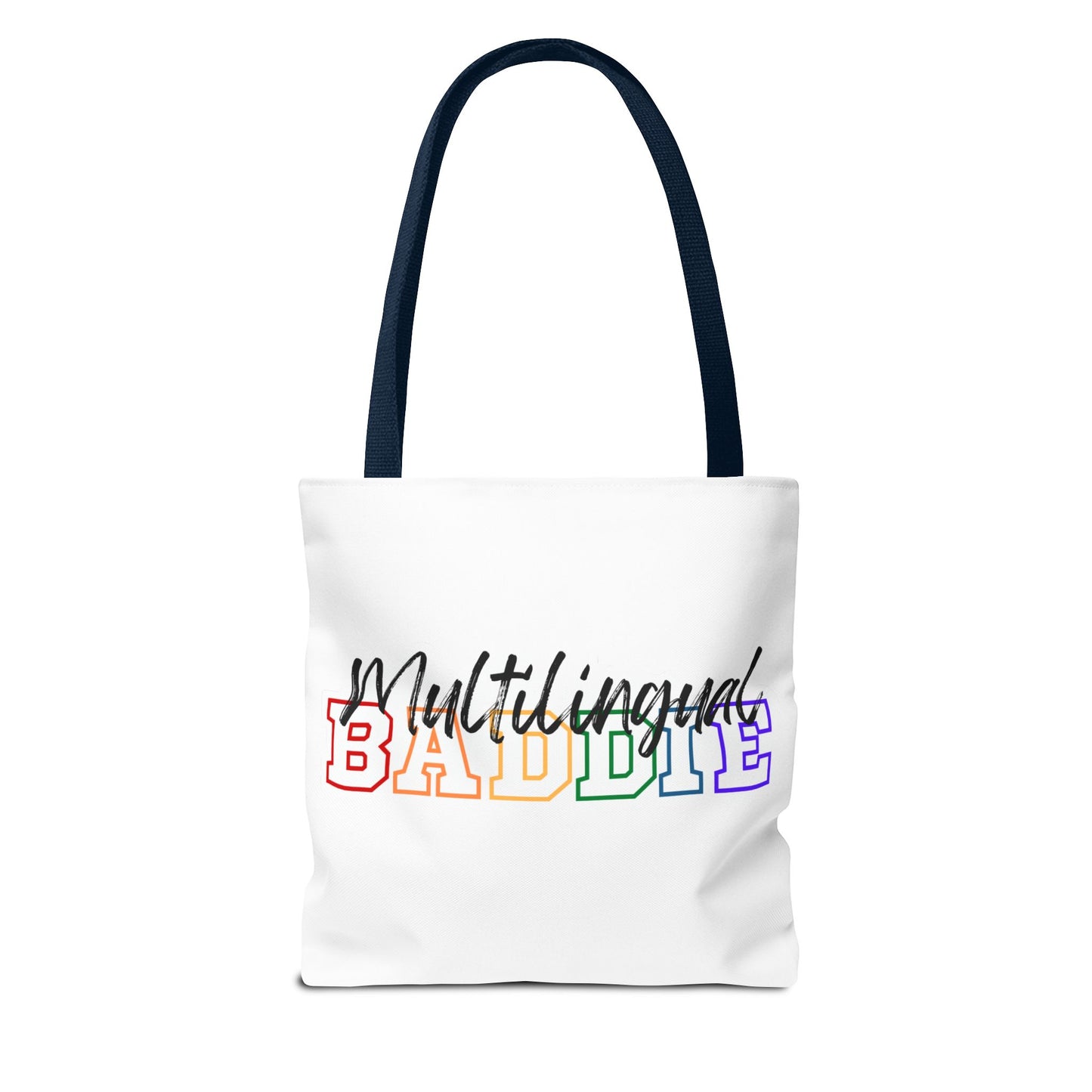 Multilingual Baddie Tote Bag