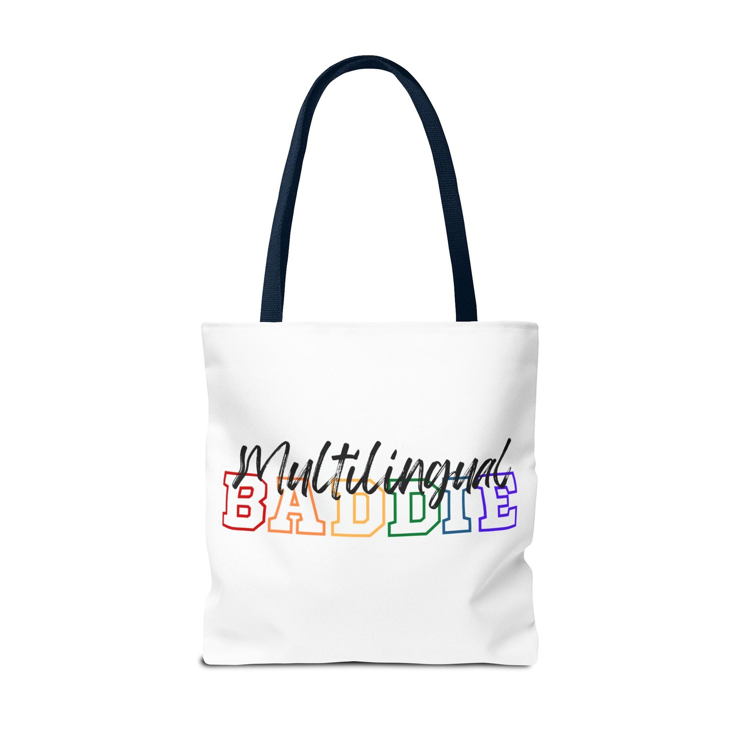 Multilingual Baddie Tote Bag