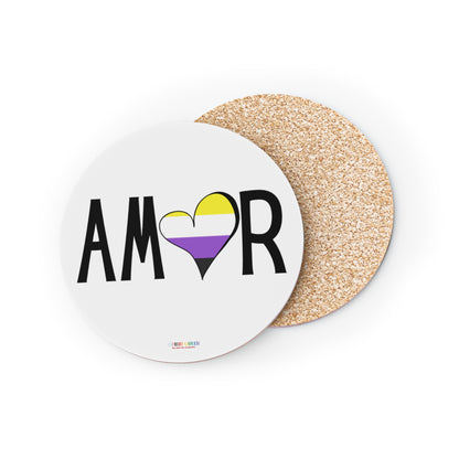 Amor Nonbinary Coasters