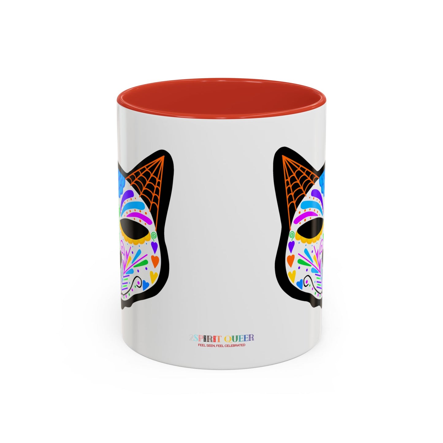 Dia de los Muertos Cat Coffee Mug
