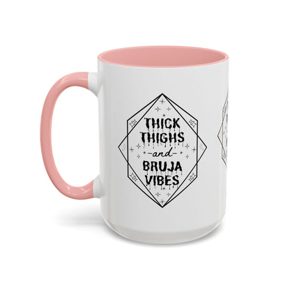 Thick Thighs Bruja Vibes Coffee Mug