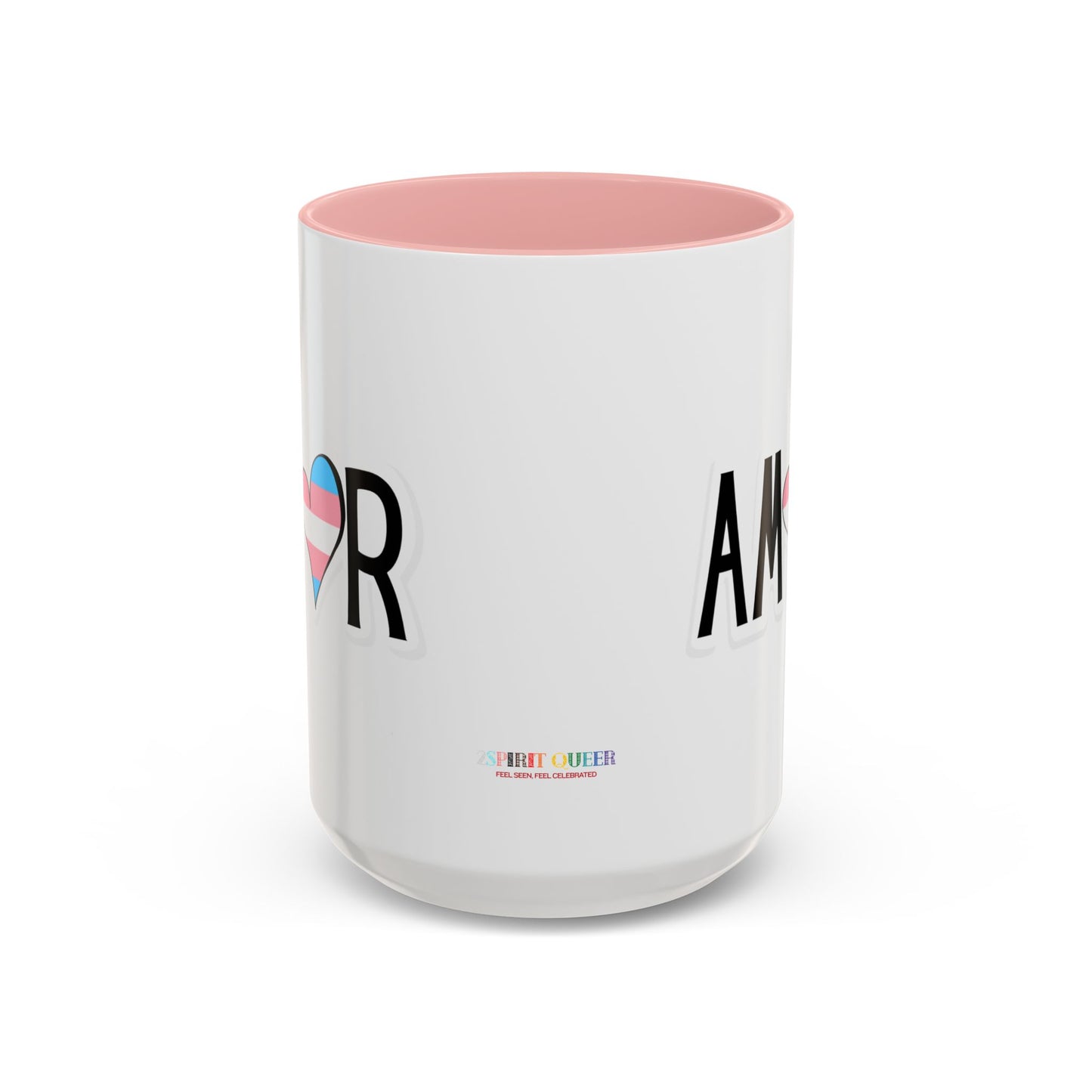 Amor Trans Accent Coffee Mug