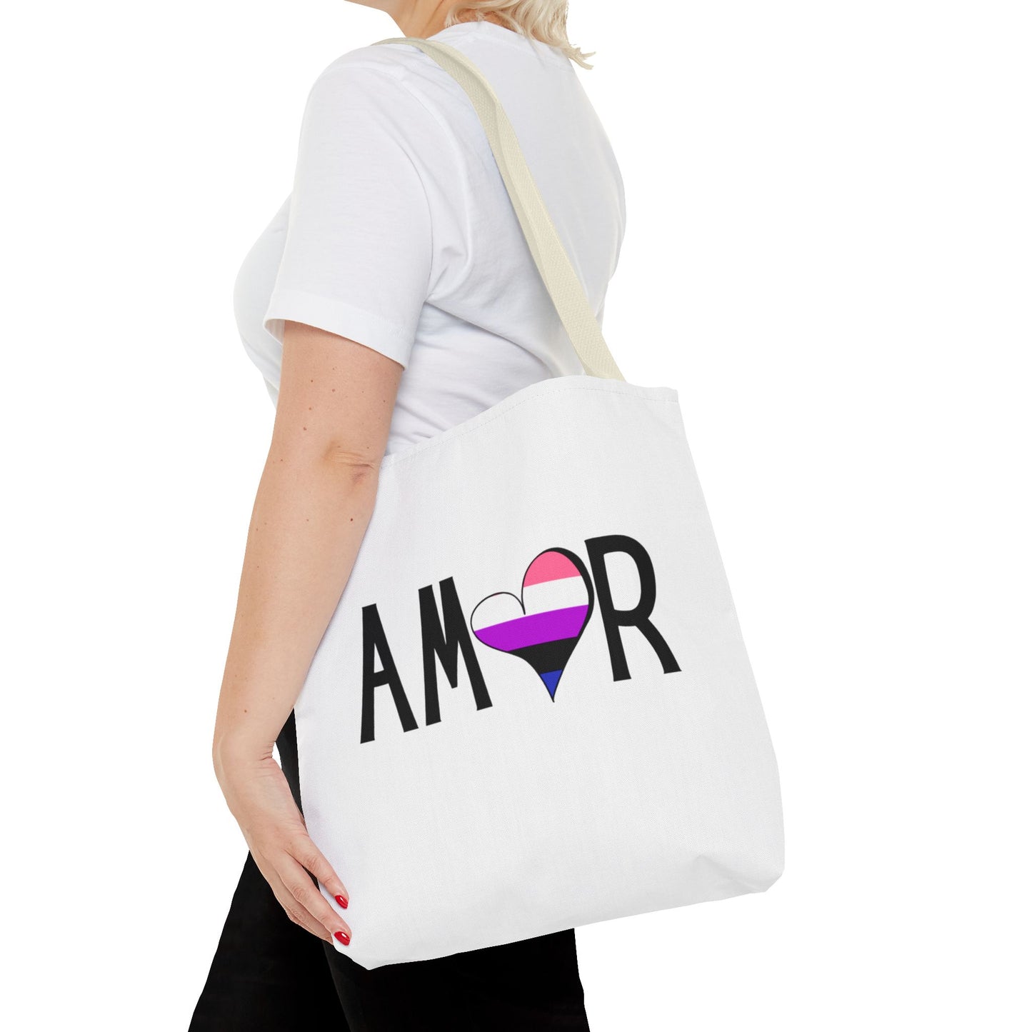 Amor Genderfluid Tote Bag