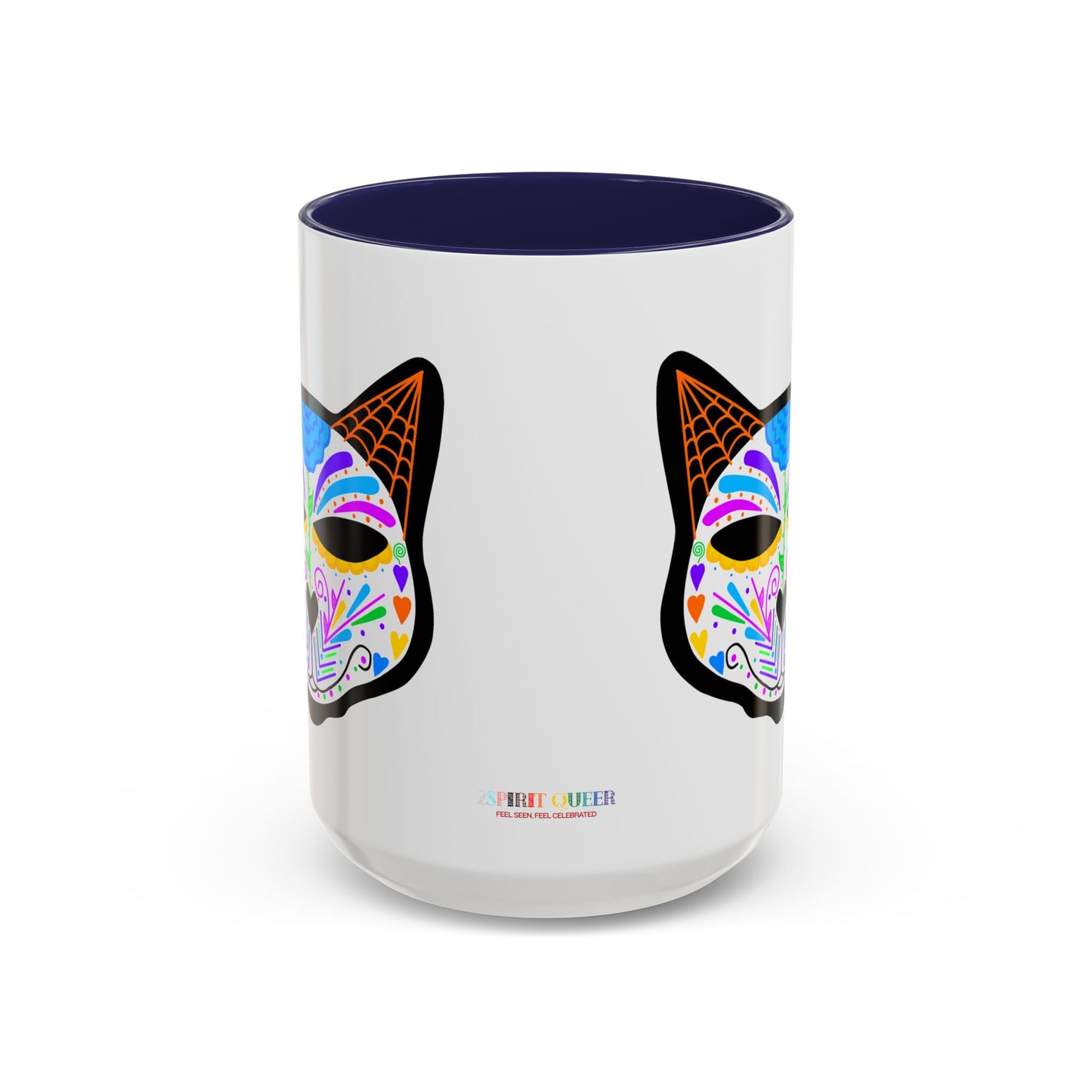 Dia de los Muertos Cat Coffee Mug