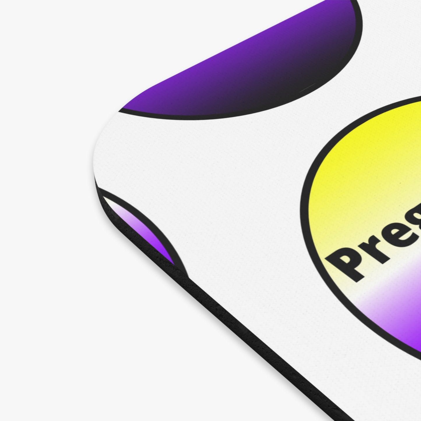 Preguntame mis Pronombres Nonbinary Mouse Pad (Rectangle)