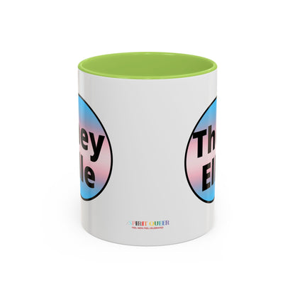 They / Elle Trans Coffee Mug