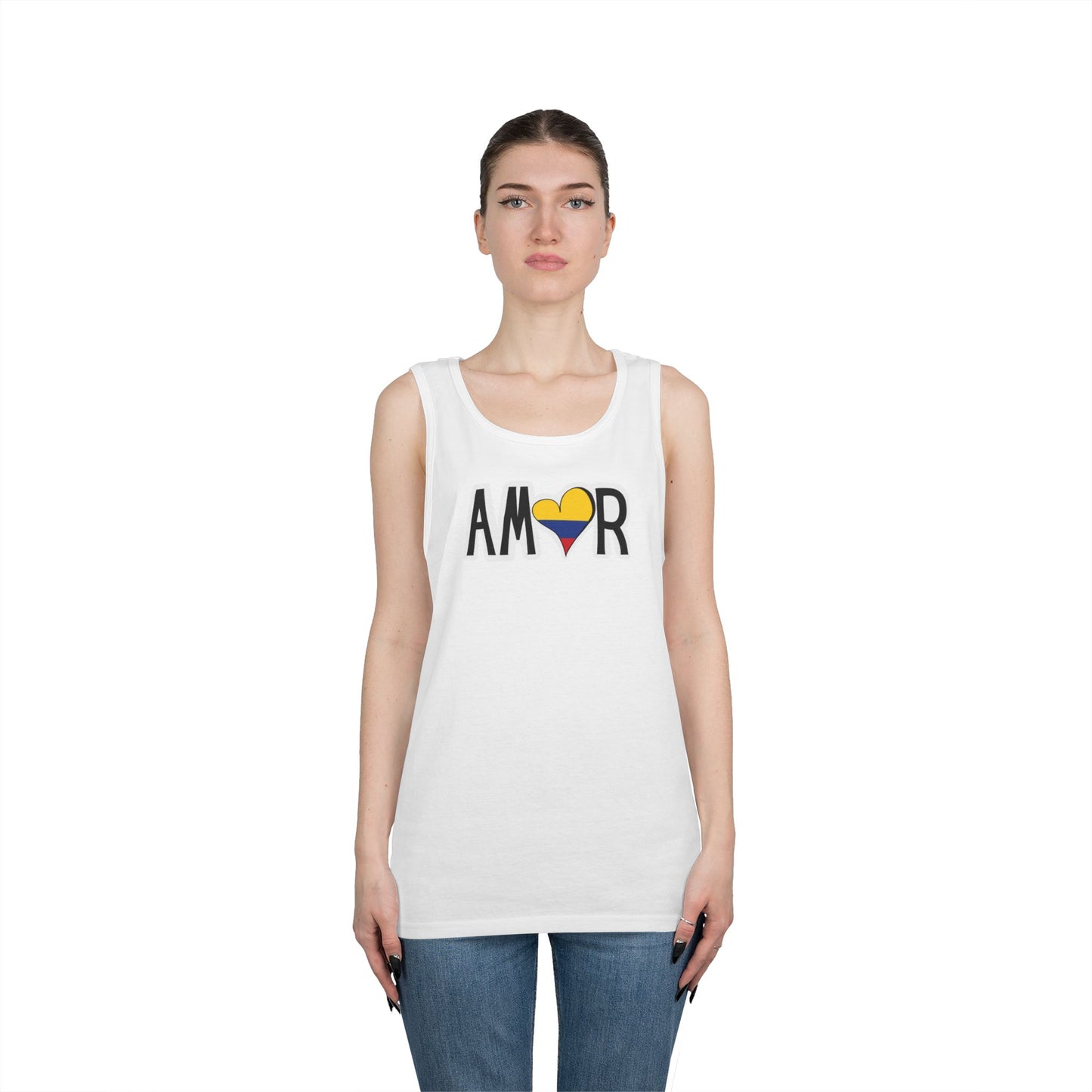 Amor Colombia  Heavy Cotton Tank Top