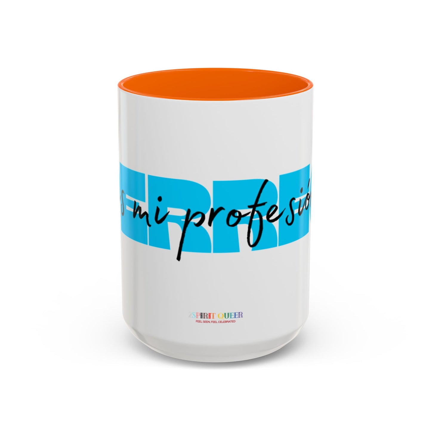 Perreo Es Mi Profesion Blue Accent Coffee Mug