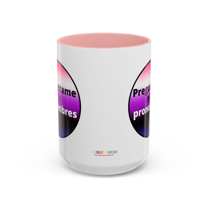 Preguntame mis Pronombres GenderFluid  Coffee Mug