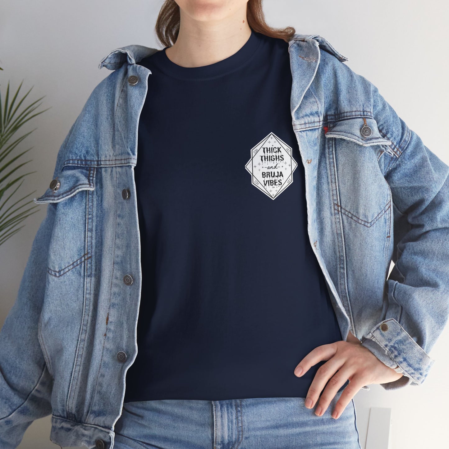 Thick Thighs Bruja Vibes Heavy Cotton Tee