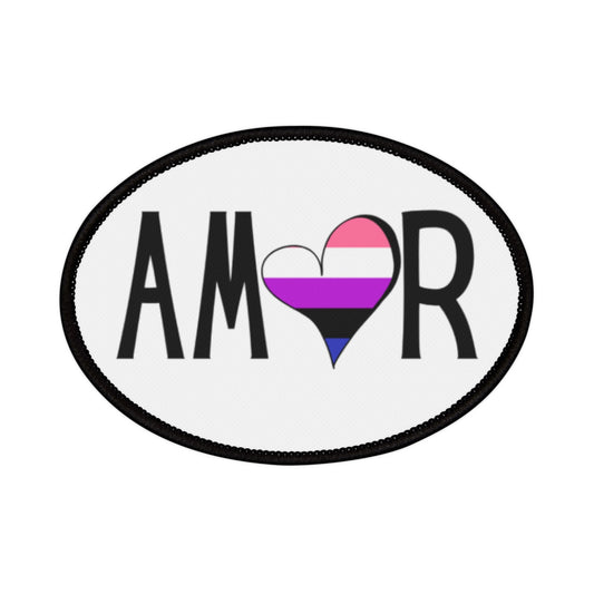 Amor Genderfluid Iron-On Patch