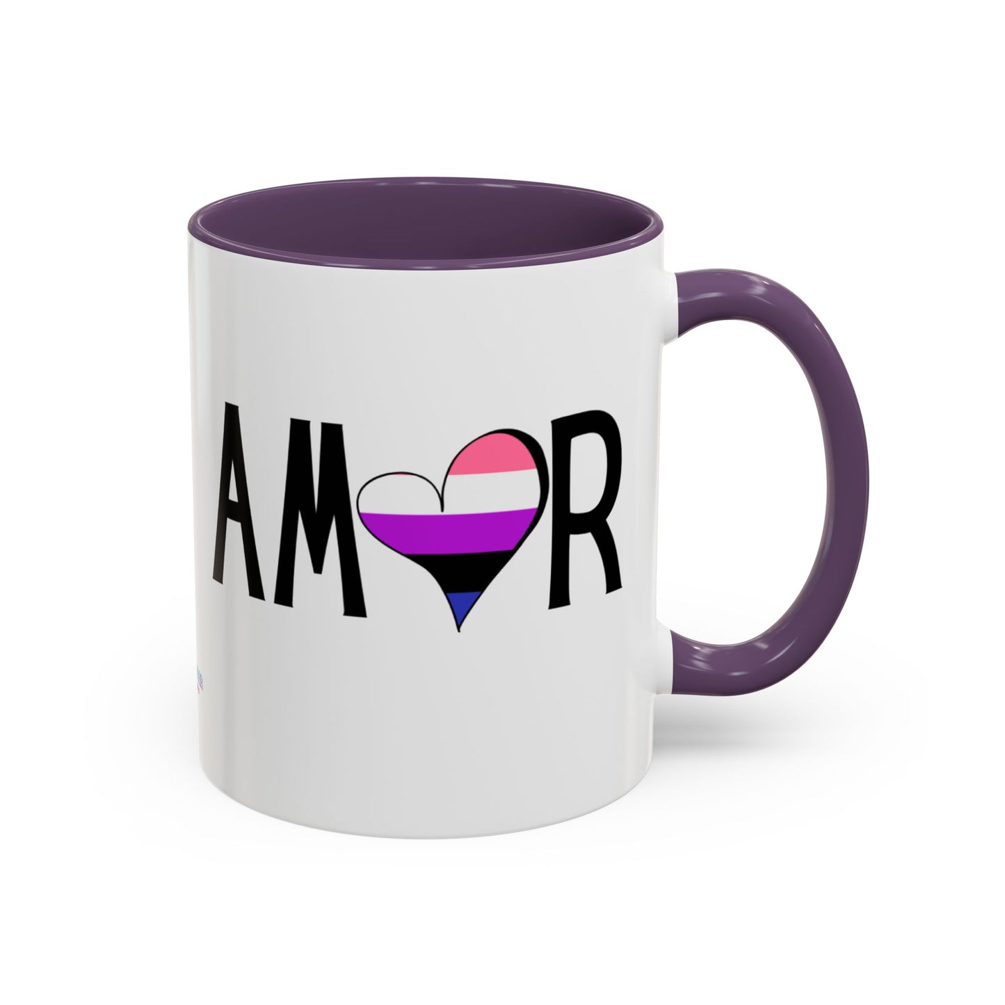 Amor Genderfluid Accent Coffee Mug