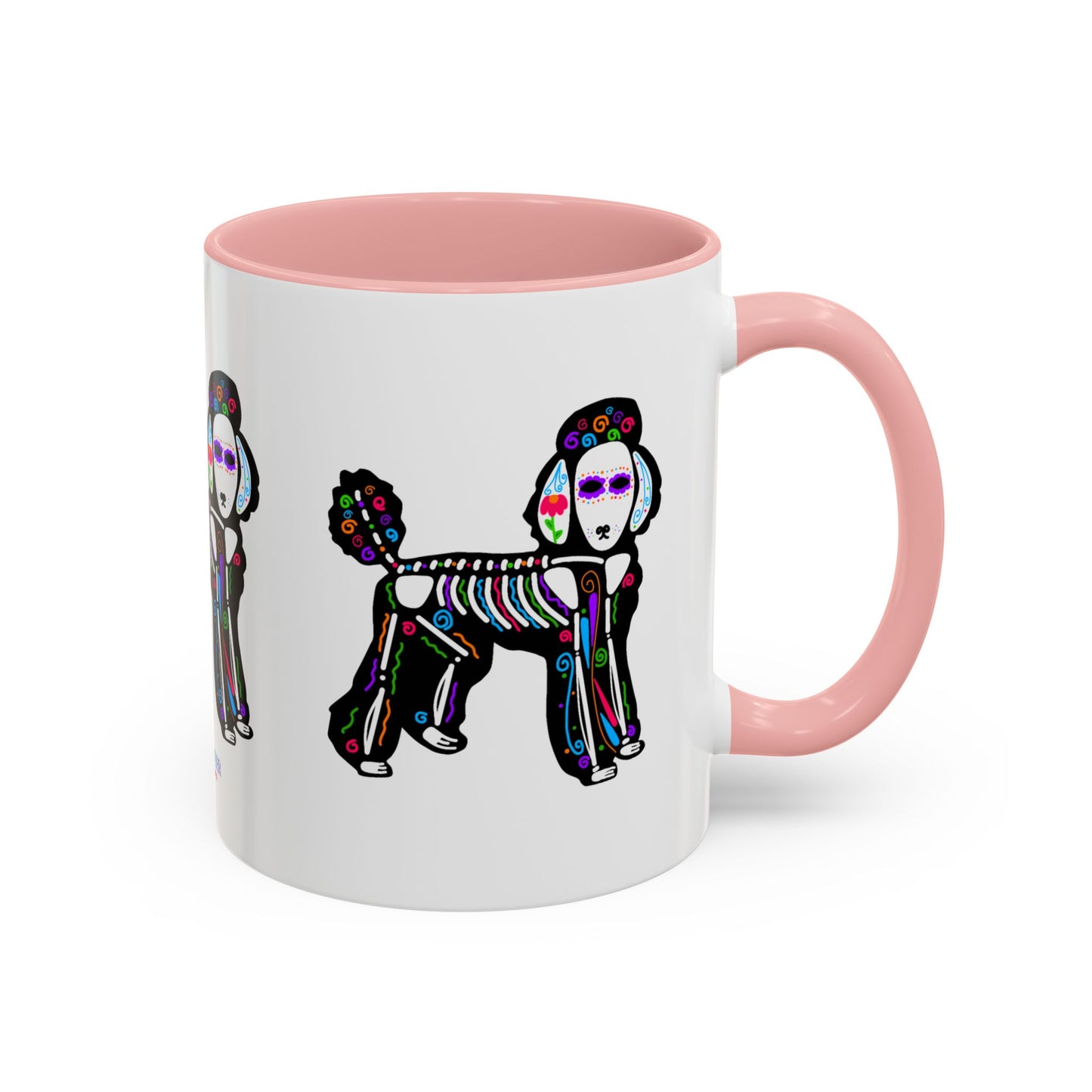 Dia de los Muertos Poodle Coffee Mug