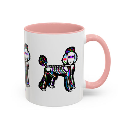Dia de los Muertos Poodle Coffee Mug