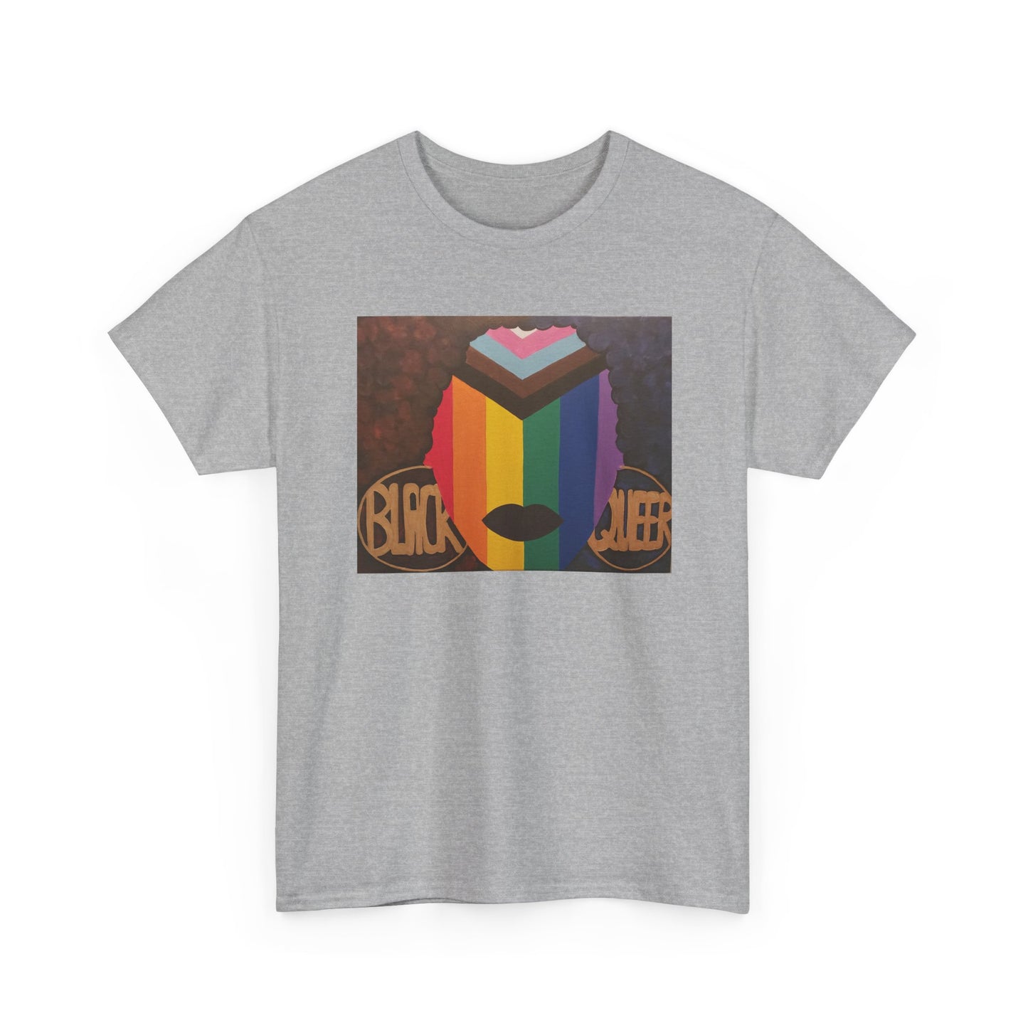 Black and Queer Heavy Cotton Tee