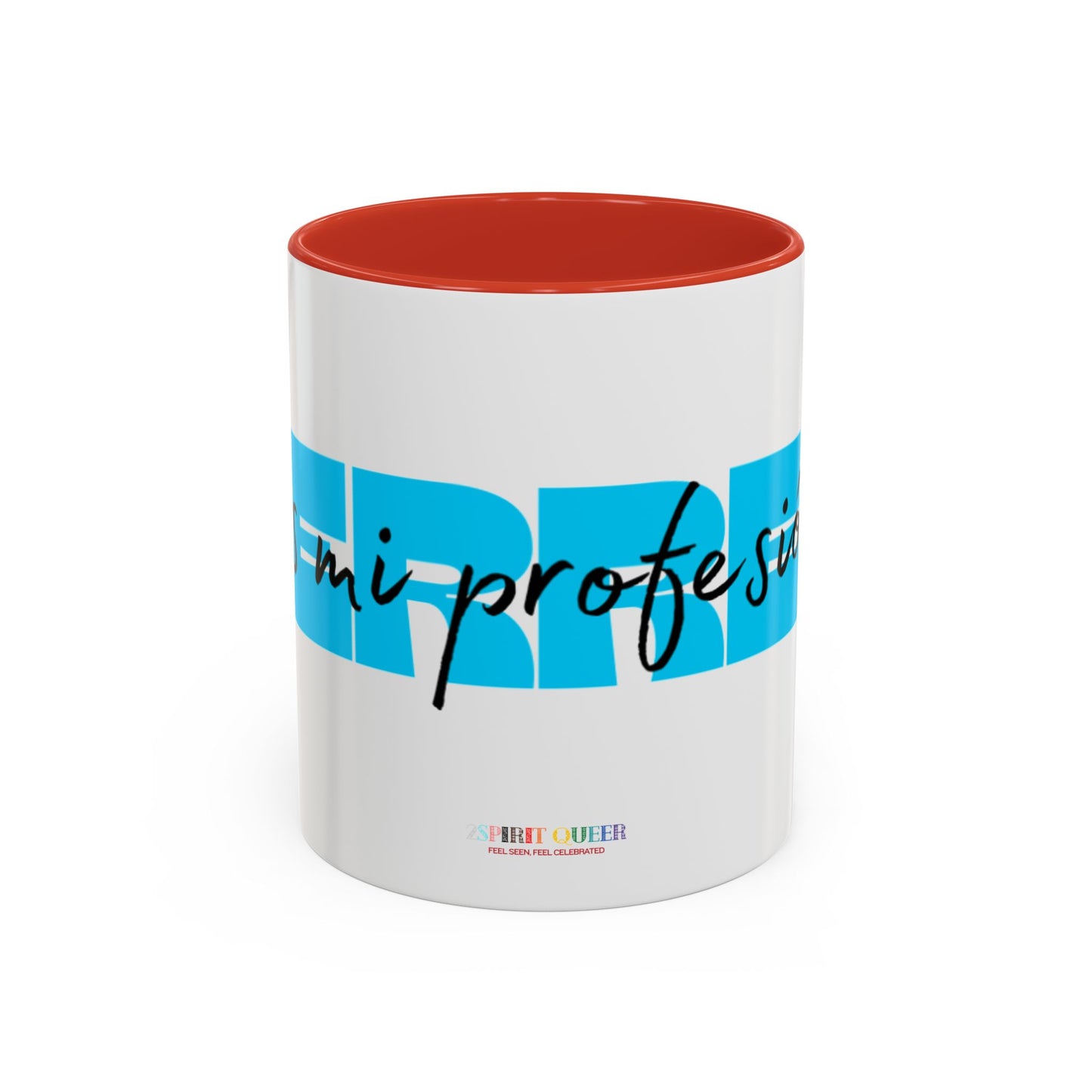 Perreo Es Mi Profesion Blue Accent Coffee Mug