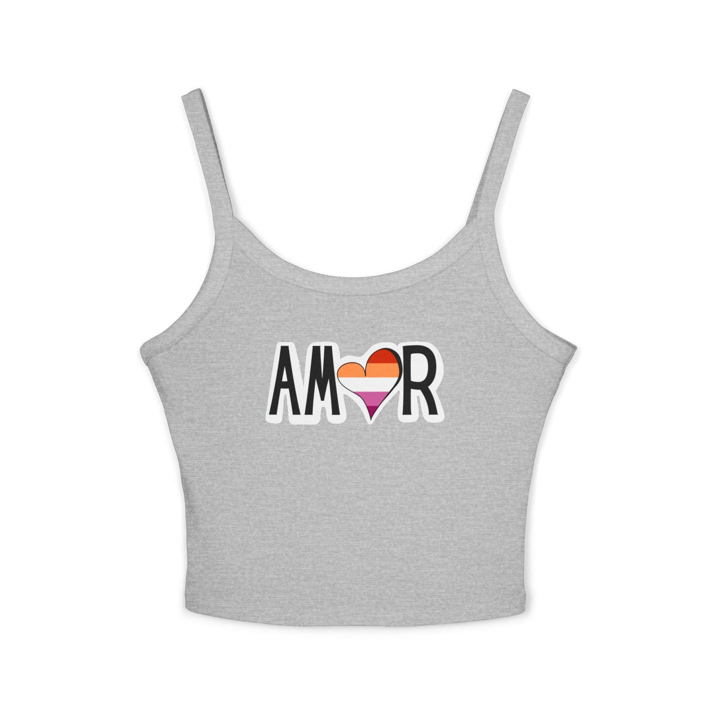 Amor Lesbian Spaghetti Strap Tank Top