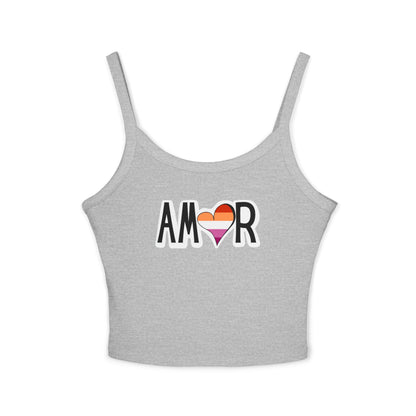 Amor Lesbian Spaghetti Strap Tank Top