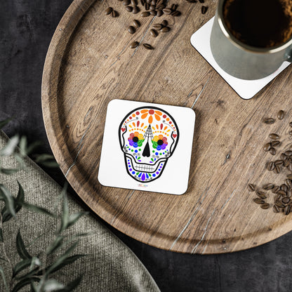 Queer Sugar Skull Coasters