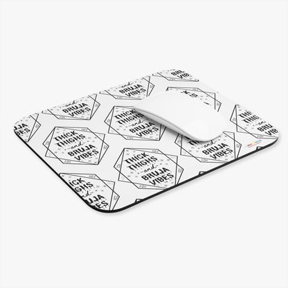 Thick Thighs Bruja Vibes Mouse Pad (Rectangle)