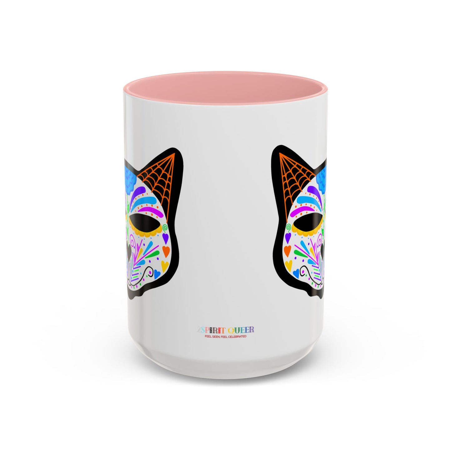 Dia de los Muertos Cat Coffee Mug