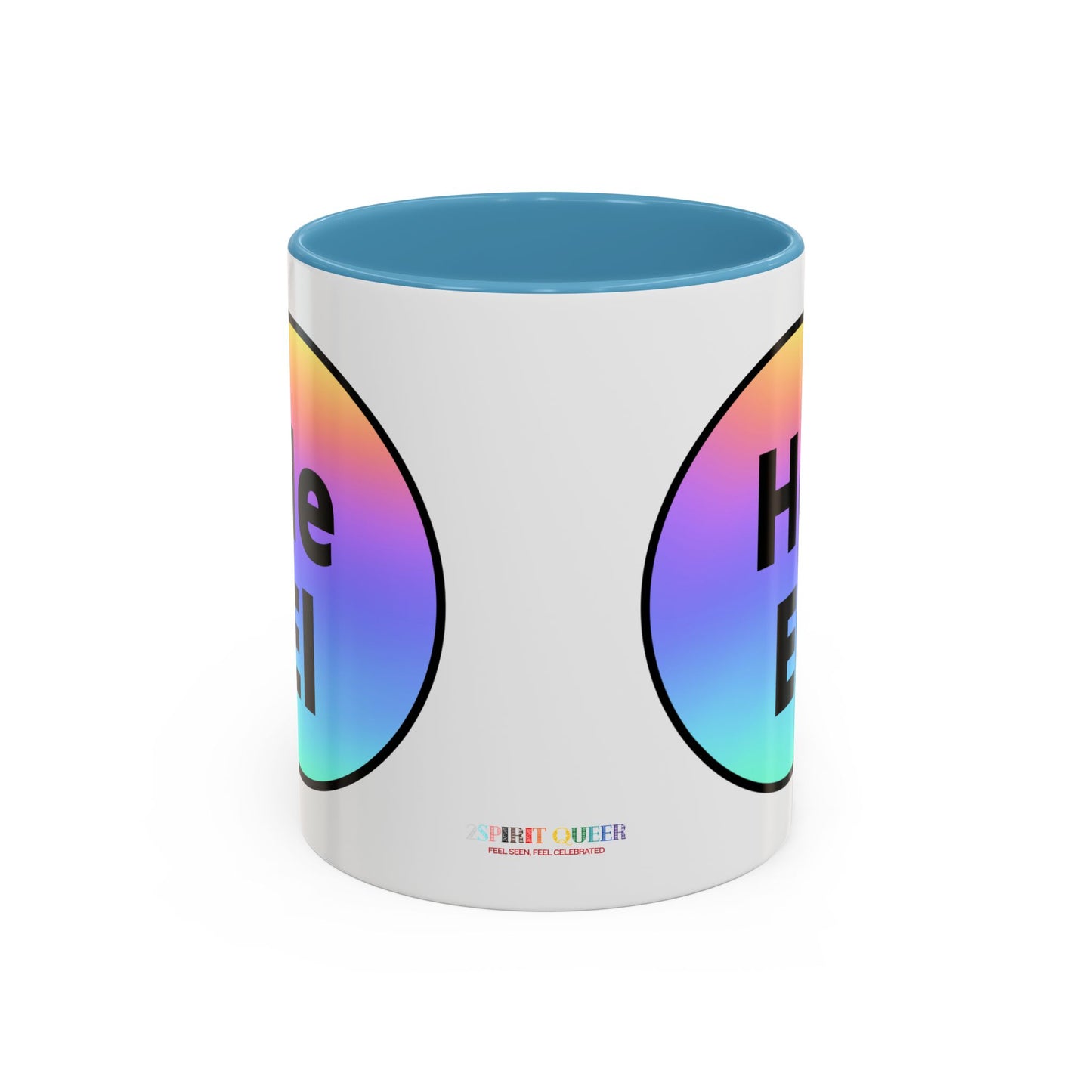 He / El Rainbow Coffee Mug