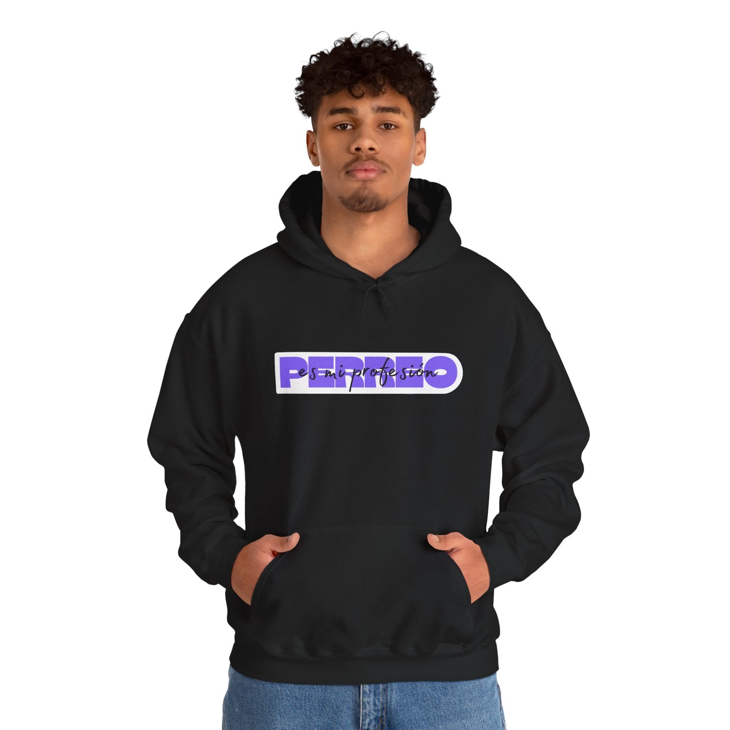 Perreo Es Mi Profesion - Purple Hooded Sweatshirt