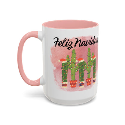 Feliz Navidad Cacti Coffee Mug