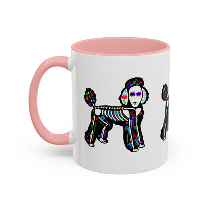 Dia de los Muertos Poodle Coffee Mug