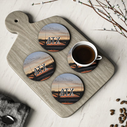 ATX Bat Bridge Coasters