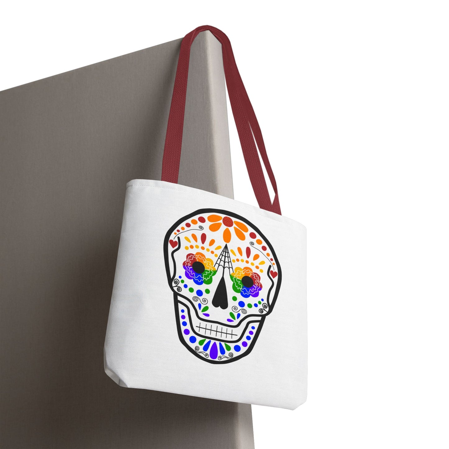 Queer Sugar Skull Tote Bag