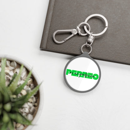 Perreo Es Mi Profesion Green Keyring Tag