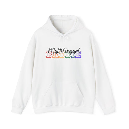 Multilingual Baddie Hooded Sweatshirt