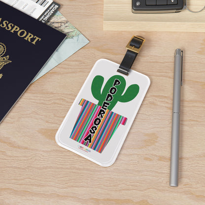 Poderosa Cacti Luggage Tag