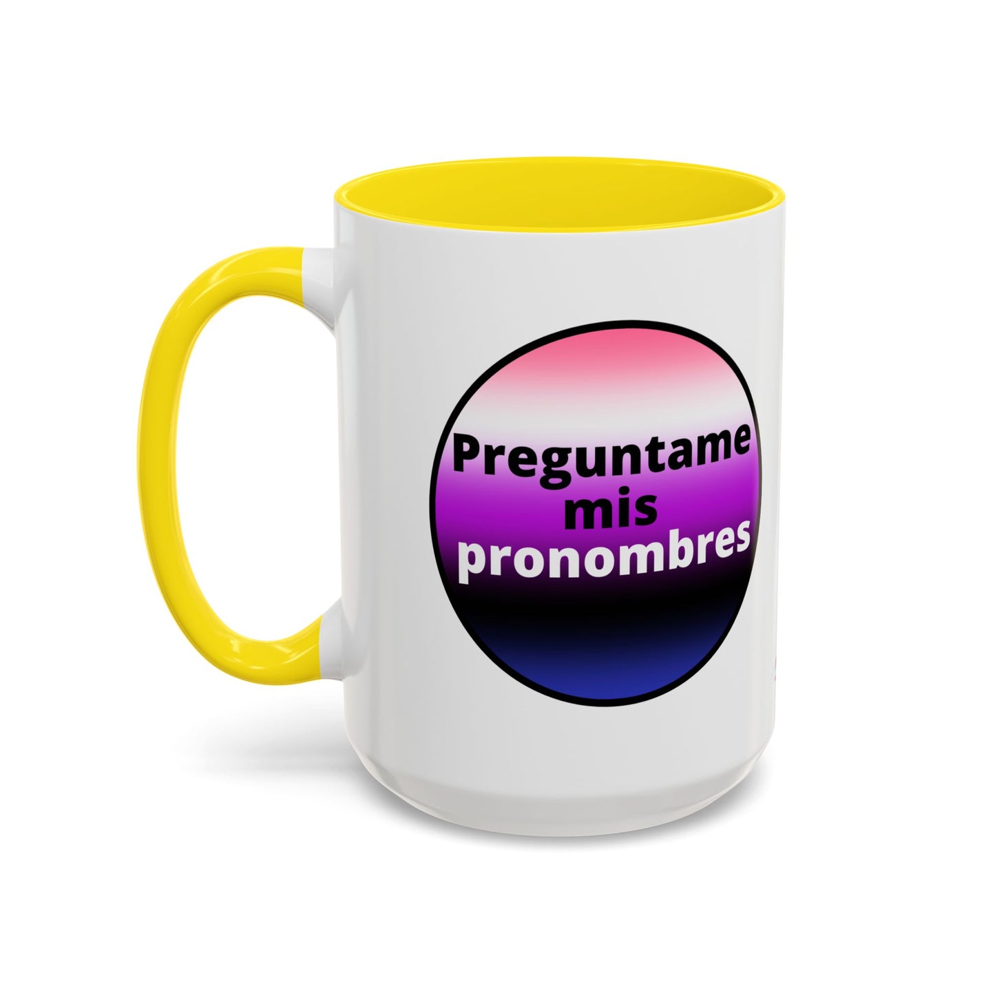 Preguntame mis Pronombres GenderFluid  Coffee Mug