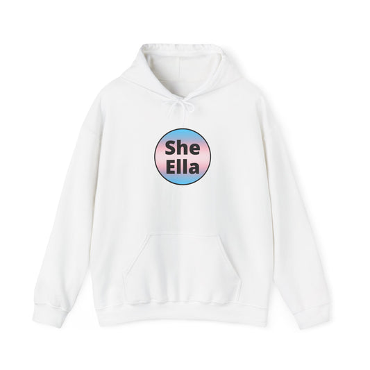 She / Ella Trans Hooded Sweatshirt