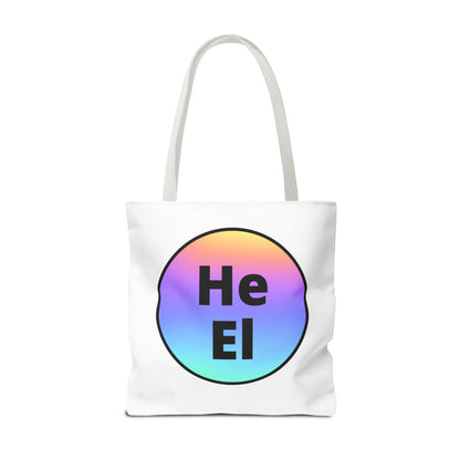 He / El Rainbow Tote Bag