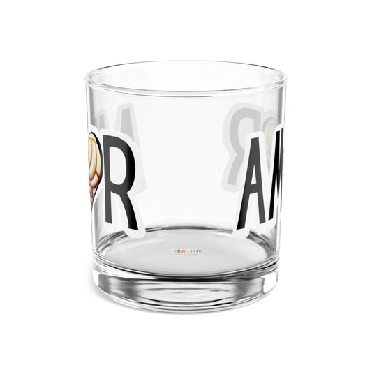 Amor  - Concha Rocks Glass, 10oz